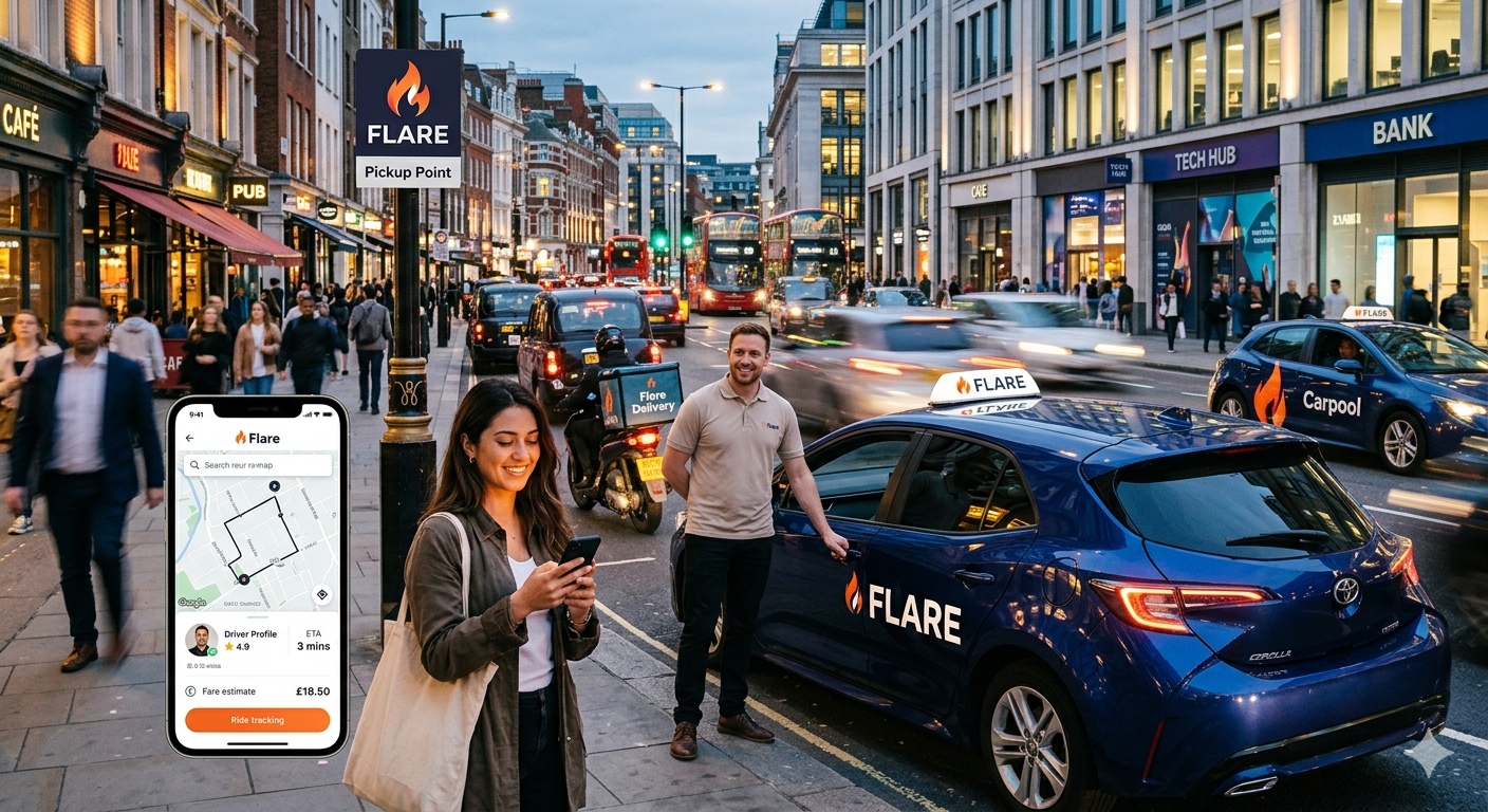 Flare – Ride Hailing App